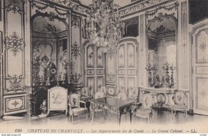 CHANTILLY, France, 1910-1920s, Les Appartements des de Conde - Le Grand Cabinet