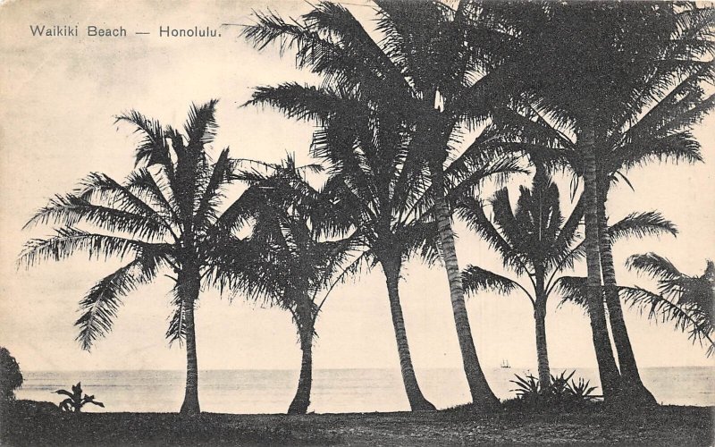 Vintage Art Hawaii Postcards - Waikiki