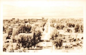 RPPC Montpelier, Idaho Bird's Eye View ca 1940s Vintage Postcard