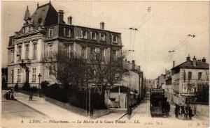 CPA VILLEURBANNE La Mairie et le Cours Tolstoi (614366)