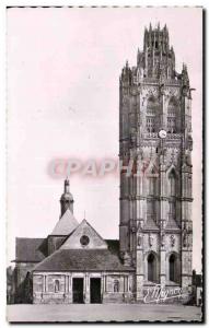 Old Postcard Verneuil sur Avre The Madeleine Church in the 15th Batie by Arth...