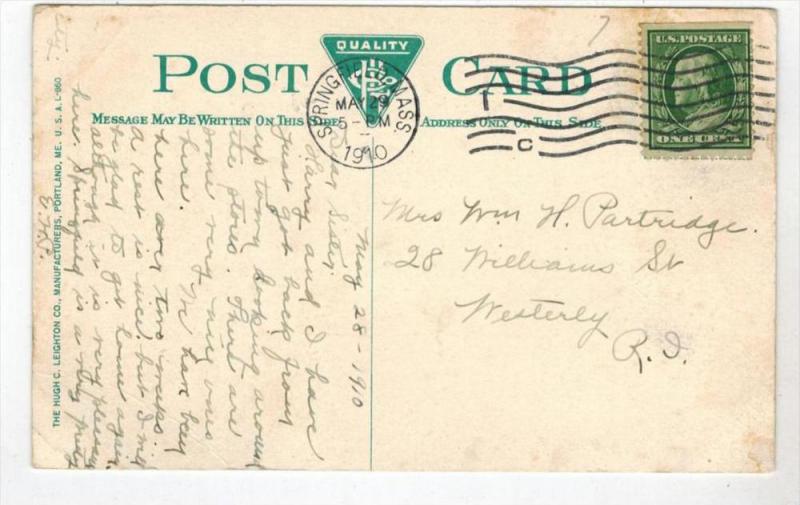 massachusetts  Springfield  FOREST PARK  Falls and  Fountain