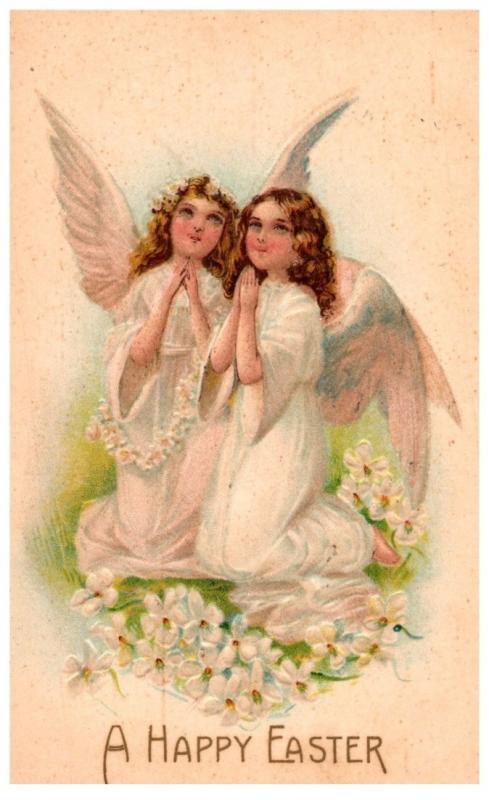 Easter,  Angels praying