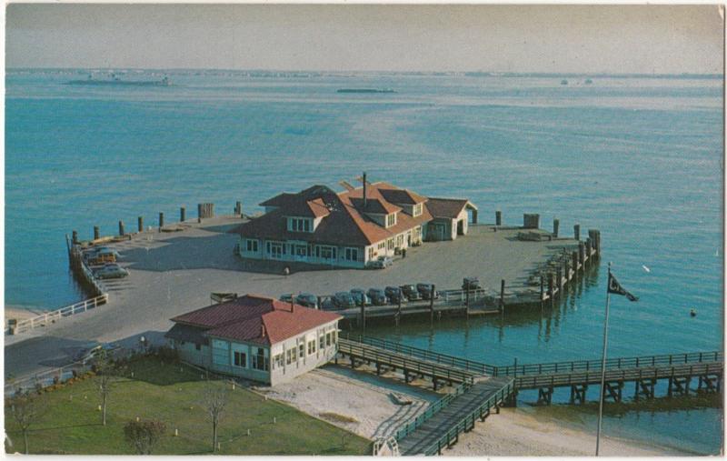 Pier from Chamberlin Hotel, Old Point Comfort, Virginia, unused