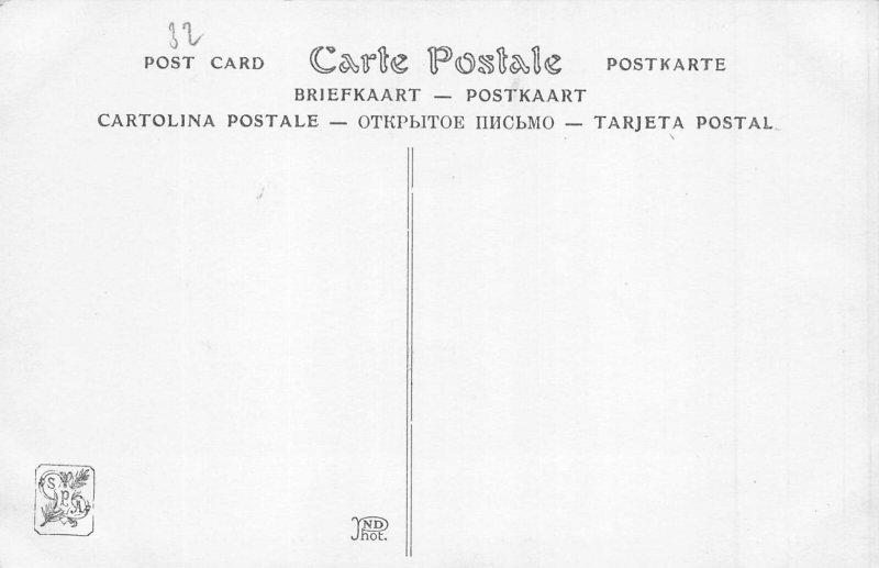 Salon des Artistes Francais 1910 Le Pesage de Longchamp vintage postcard