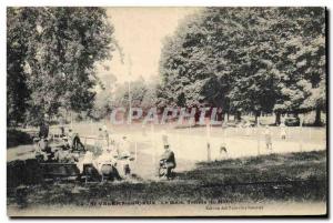 Old Postcard St Valery en Caux Wood top of Tennis