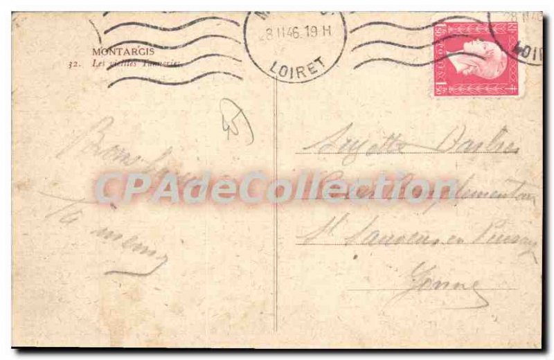 Old Postcard Montargis old tanneries