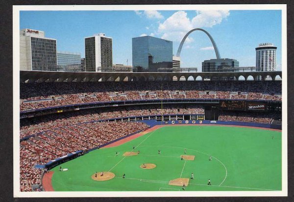 MO Busch Stadium St. Louis Cardinals Baseball Team ST LOUIS MISSOURI Postcard PC