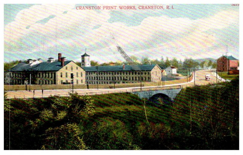 Rhode Island Cranston Print Works