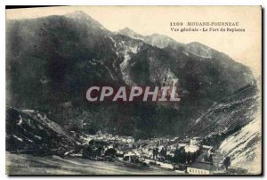 Postcard Old Furnace Modane General view Fort Replaton