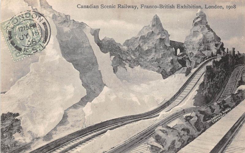 B92273 canadaian scenic railway franco british exhibition london  canada