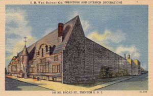 J88/ Trenton New Jersey Postcard Linen J.B. Van Sciver Furniture Company 419