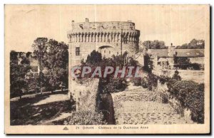 Postcard Old Dinan Chateau de la Duchesse Anne