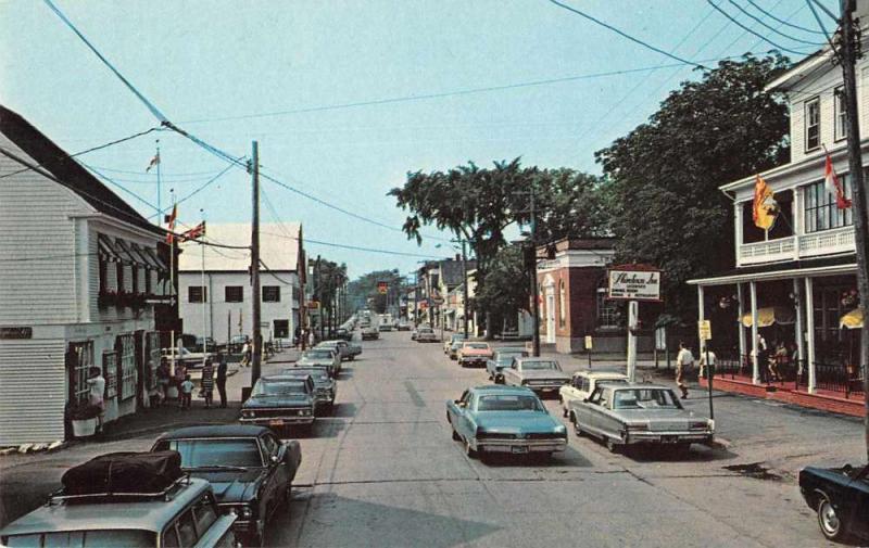 St Andrews New Brunswick Canada Water Street Vintage Postcard J77268