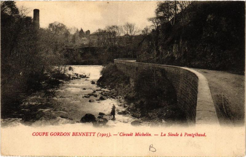 CPA Coupe Gordon Bennet Circuit Michelin La SIOULE a PONTGIBAUD (407795)