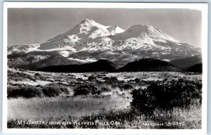 c1940s Klamath Falls, OR Mt Shasta RPPC Eastman Real Photo PC Ore Vtg A130
