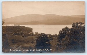 RPPC E. HEBRON, NH New Hampshire ~ NEWFOUND LAKE c1910s Grafton County Postcard