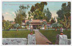Douglas Home Montecito Santa Barbara California 1910c postcard