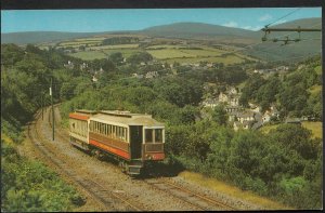 Railway Transport Postcard - Laxey Valley and Snaefell Train, Isle of Man  7479