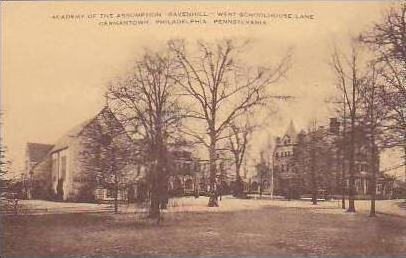 Pennsylvania Philadelphia Academy of The Assumpton Ravenhill West Schoolhouse...