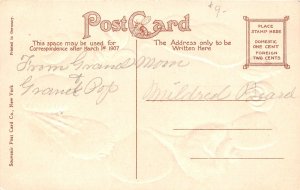 H64/ Atlantic City New Jersey Postcard c1910 Shell Border Boardwalk Young's