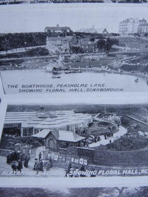 Yorkshire SCARBOROUGH Novelty Pull-Out FOR LUCK c1930s Postcard