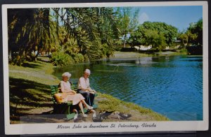 St. Petersburg, FL - Mirror Lake in Downtown - 1960