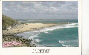 BF21245 barneville carteret manche la plage de cartere  france  front/back image