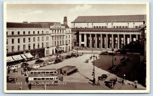 Dundee Scotland Postcard City Square Aerial View c1930's Vintage Unposted