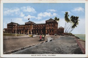 Sri Lanka Ceylon Galle Face Hotel Colombo Postcard C132