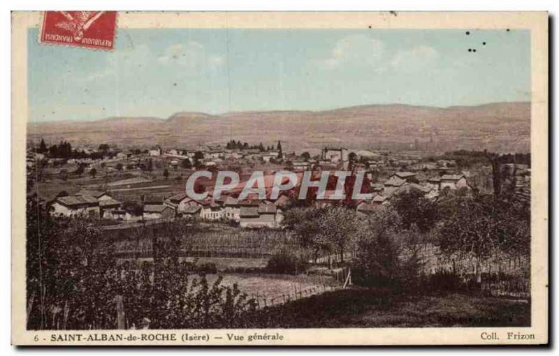 Old Postcard Saint Albin Roche Vue Generale