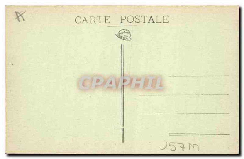 Old Postcard Dijon Water castle Cascade