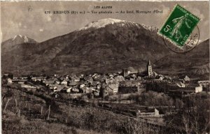 CPA Les Alpes - EMBRUN - Vue générale - Au fond, Monagne d'Orel (453494)