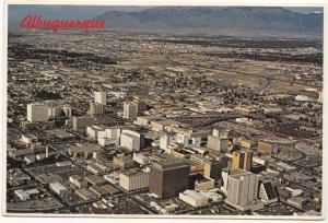 ALBUQUERQUE, NEW MEXICO, Aerial view,unused Postcard
