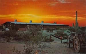 Sunset over Triple C Ranch near Tucson AZ, Arizona