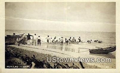 Hukilau, Real Photo - Oahu, Hawaii HI