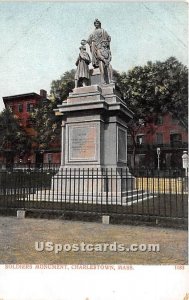 Soldiers Monument - Charlestown, Massachusetts MA  