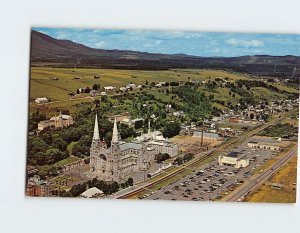 Postcard Aerial View Of The Basilica Sainte Anne De Beaupré Canada