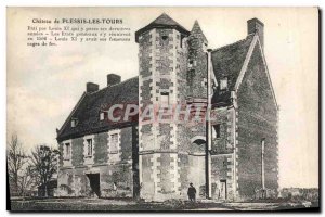 Old Postcard Chateau de Plessis-les-Tours