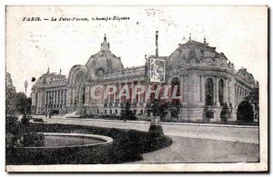 Old Postcard Paris Petit Palais Champs Elysees