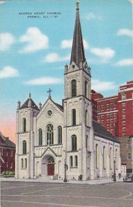 Illinois Peoria Sacred Heart Church 1942