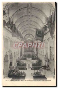 Postcard The Old Church in Paris Interior of Saint Louis des Invalides