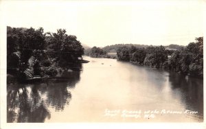 Romney West Virginia 1940s RPPC Real Photo Postcard Potomac River