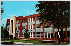 Mt Vernon Illinois~Mount Vernon Township High School~1960 Postcard