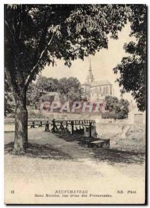 Neuchâteau - Saint Nicolas for taking walks - Old Postcard