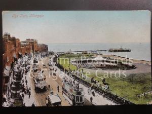 Kent: Margate The Fort c1906 showing what appears to be CARNIVAL FLOATS & PARADE