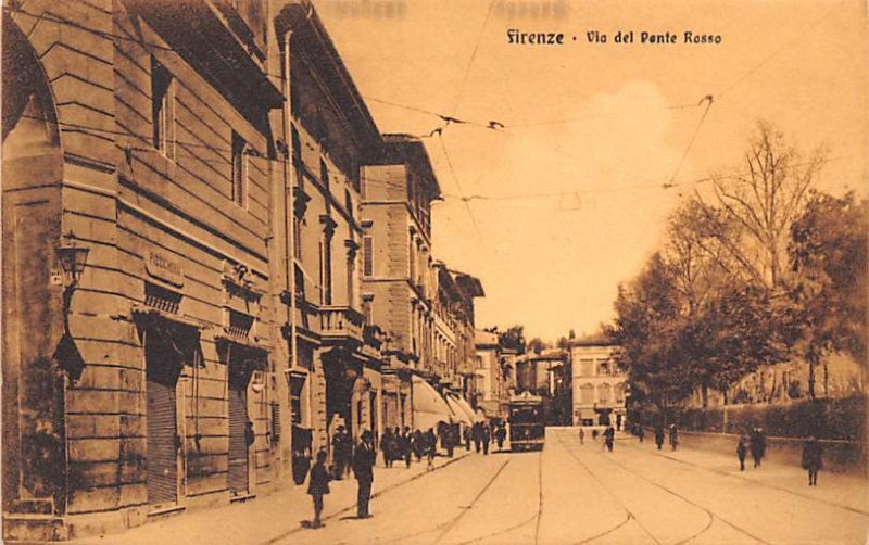 Firenze Via del Ponte Rosso Italy Unused 