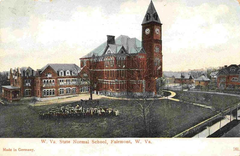 Fairmont State University Normal School West Virginia 1910c postcard