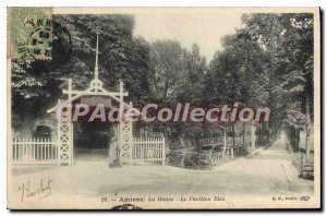 Old Postcard Amiens Hotoie The Blue Flag