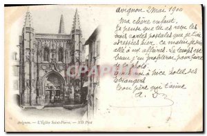 Postcard Old Avignon The Saint Pierre Church